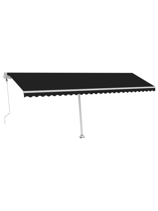 Automaatne varikatus LED, tuuleandur 600x300 cm, antratsiit