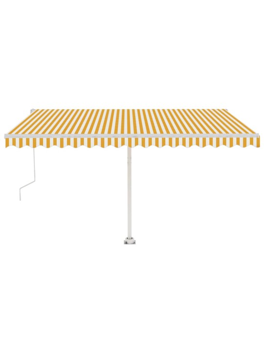 ISESEISEV AUTOMAATNE VARIKATUS, 400 X 350 CM, KOLLANE/VALGE