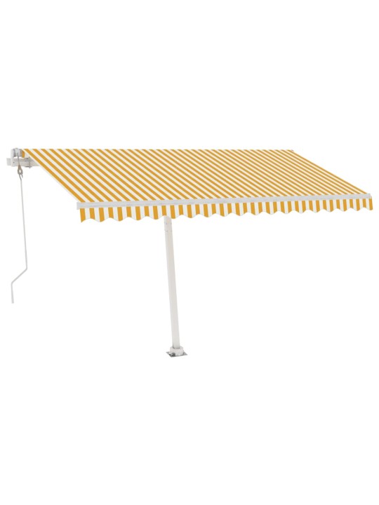 ISESEISEV AUTOMAATNE VARIKATUS, 400 X 350 CM, KOLLANE/VALGE