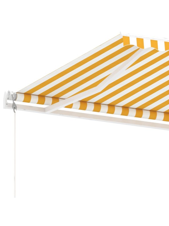 ISESEISEV AUTOMAATNE VARIKATUS, 400 X 350 CM, KOLLANE/VALGE