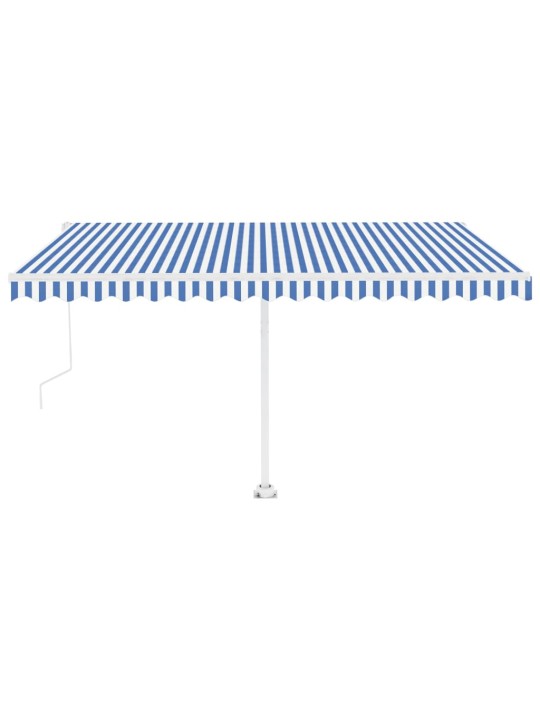 ISESEISEV AUTOMAATNE VARIKATUS, 450X350 CM, SININE/VALGE