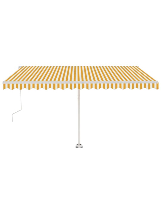 ISESEISEV AUTOMAATNE VARIKATUS, 450X350 CM, KOLLANE/VALGE