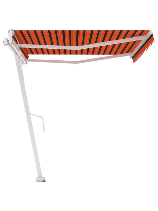 ISESEISEV AUTOMAATNE VARIKATUS, 450 X 350 CM, ORANŽ/PRUUN