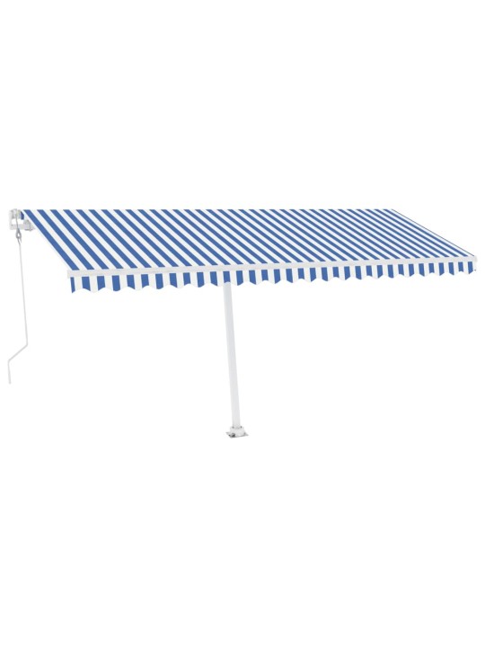 ISESEISEV AUTOMAATNE VARIKATUS, 500 X 350 CM, SININE/VALGE