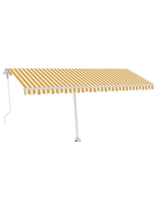 ISESEISEV AUTOMAATNE VARIKATUS, 500 X 350 CM, KOLLANE/VALGE