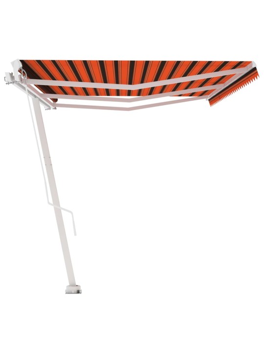 ISESEISEV KÄSITSITÕMMATAV VARIKATUS, 600 X 350 CM, ORANŽ/PRUUN
