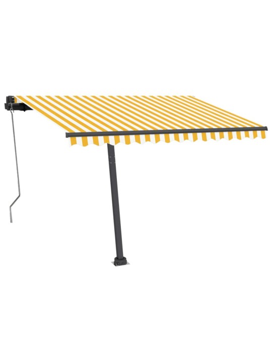 Automaatne varikatus LED, tuuleandur 350x250 cm kollane/valge