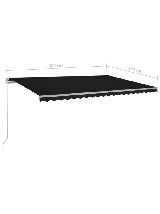 Iseseisev automaatne varikatus, 500 x 350 cm, antratsiithall