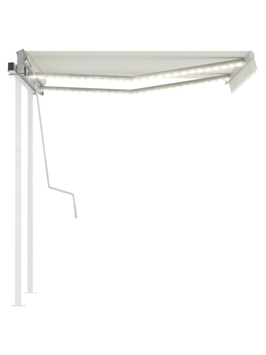 KÄSITSI SISSETÕMMATAV VARIKATUS LED-GA, 3X2,5 M, KREEMJASVALGE