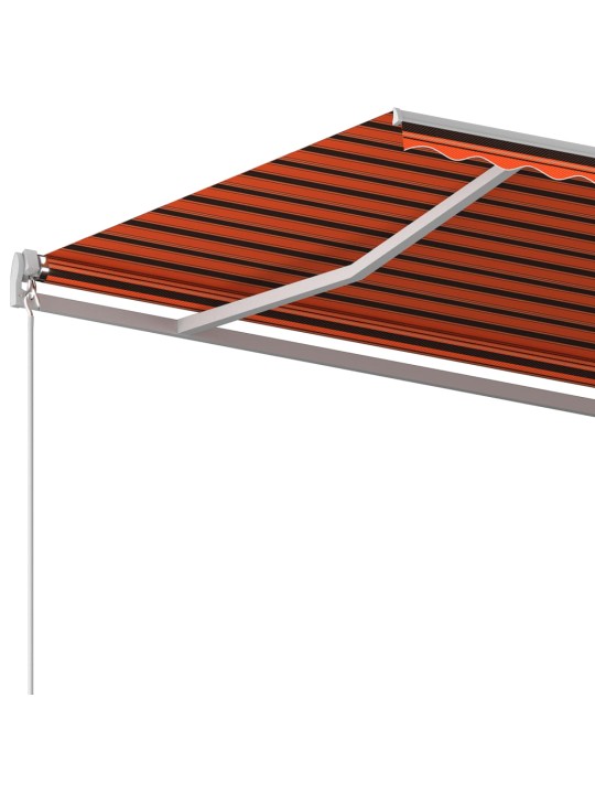 KÄSITSI SISSETÕMMATAV VARIKATUS 6X3,5 M ORANŽ/PRUUN