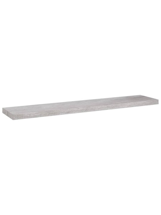 Seinariiulid 2 tk, betoonhall, 120 x 23,5 x 3,8 cm mdf