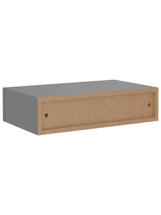 Sahtliga seinariiul, hall 40x23,5x10 cm mdf