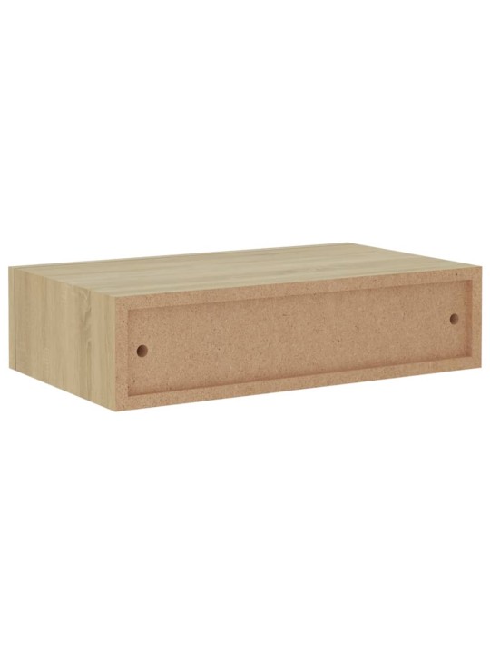 Sahtliga seinariiul, tamm 40x23,5x10 cm mdf