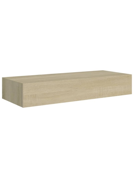 Sahtliga seinariiul, tamm, 60 x 23,5 x 10 cm, mdf