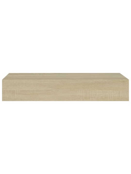 Sahtliga seinariiul, tamm, 60 x 23,5 x 10 cm, mdf