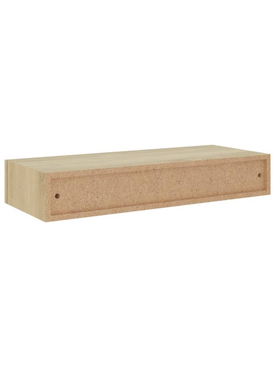 Sahtliga seinariiul, tamm, 60 x 23,5 x 10 cm, mdf