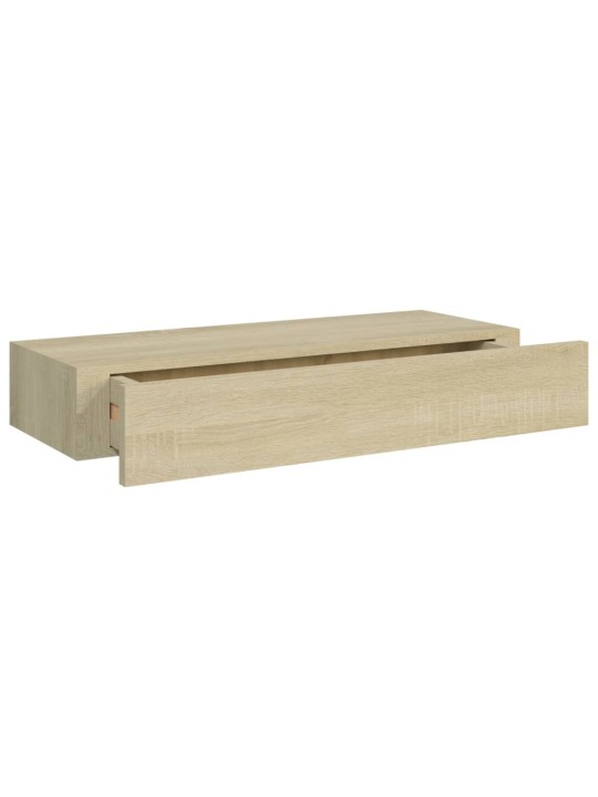 Sahtliga seinariiul, tamm, 60 x 23,5 x 10 cm, mdf