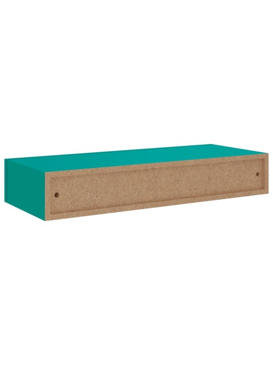 Sahtliga seinariiulid, 2 tk, sinine, 60x23.5x10cm, mdf