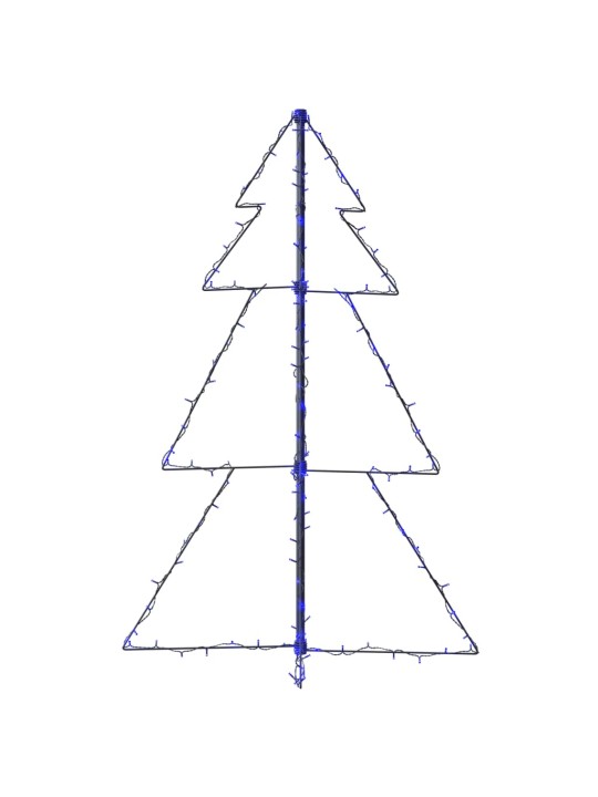 Koonusekujuline jõulupuu 160 LEDi, tuppa ja õue, 78 x 120 cm
