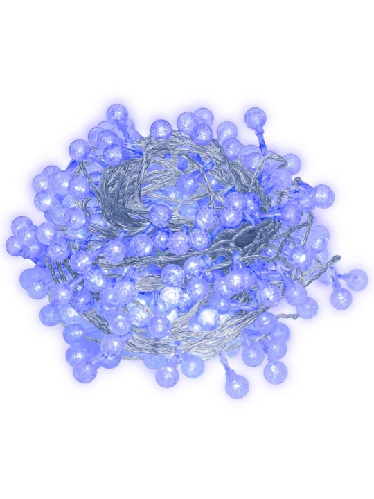 Haldjatulede kett 20 m, 200 LEDi, sinine, 8 funktsiooni