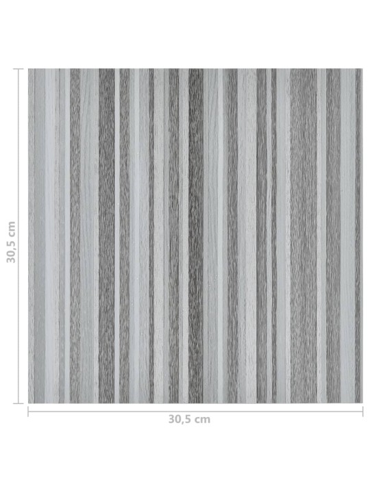 Iseliimuvad põrandaplaadid 20 tk, pvc, 1,86 m², helehall