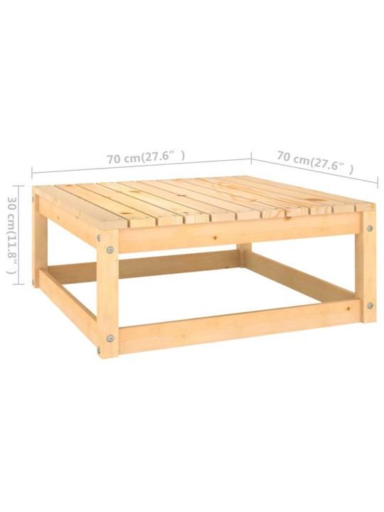 13-osaline aiamööbli komplekt, männipuit