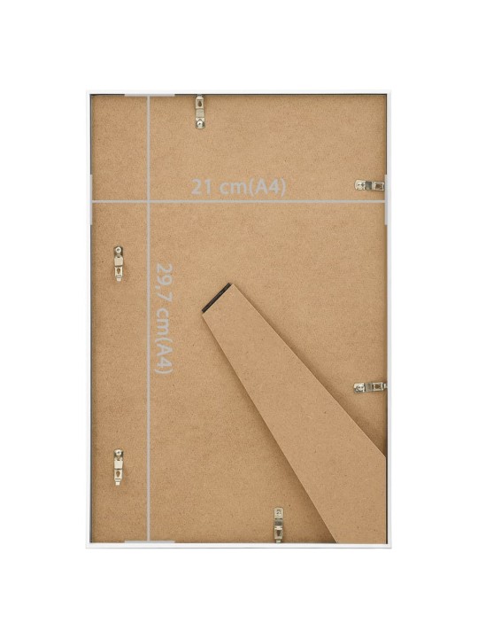 Pildiraamikomplekt 5 tk, lauale, valge, 21 x 29,7 cm, mdf