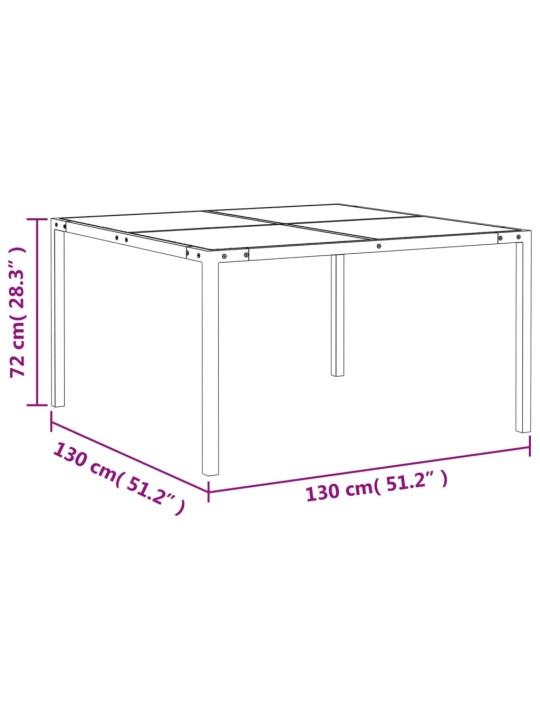 9-osaline aiamööbli komplekt, teras