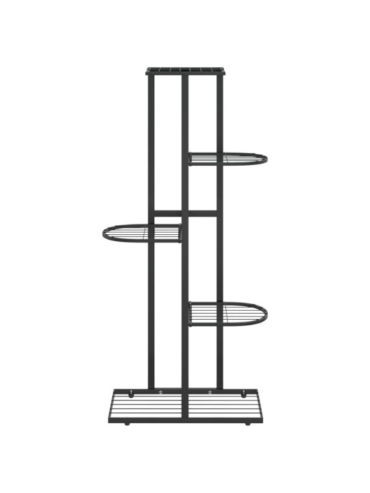 5-korruseline lillealus, 43x22x98 cm, must, metall