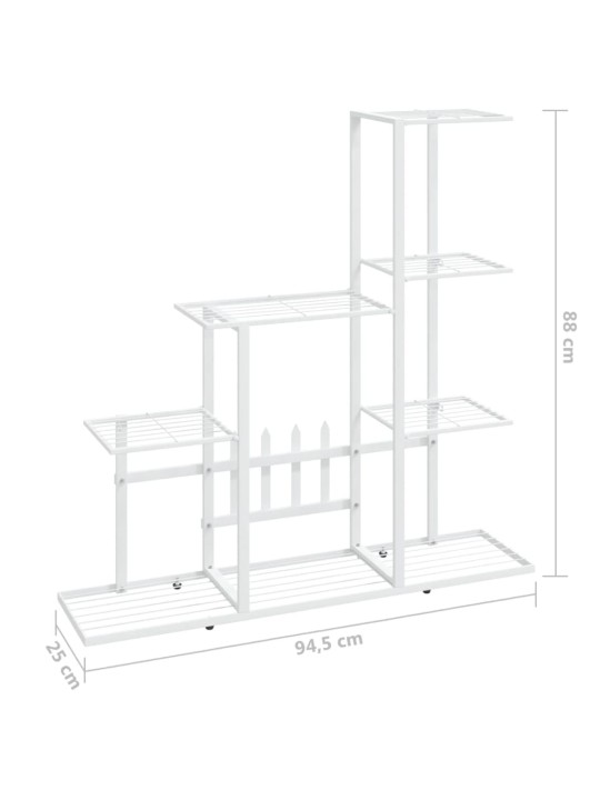 Lillealus, 94.5x25x88 cm, valge, metall