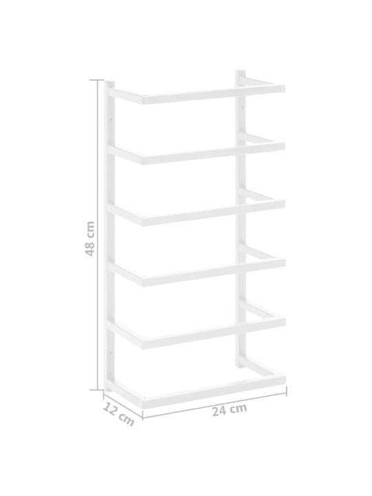 Rätikurest, valge, 24 x 12 x 48 cm, teras