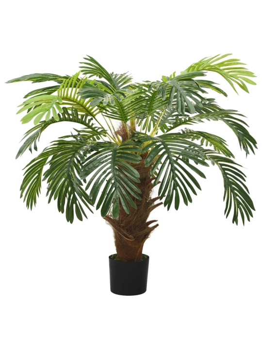 Kunsttaim sago palm lillepotiga, roheline, 90 cm