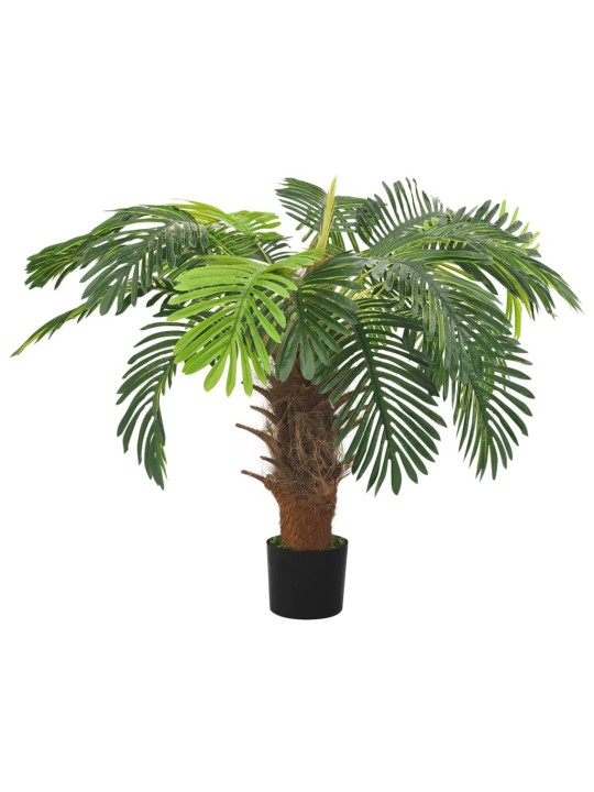 Kunsttaim sago palm lillepotiga, roheline, 90 cm