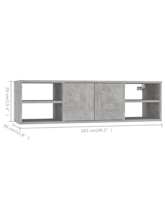 Seinariiul, betoonhall, 102 x 30 x 29 cm, puitlaastplaat