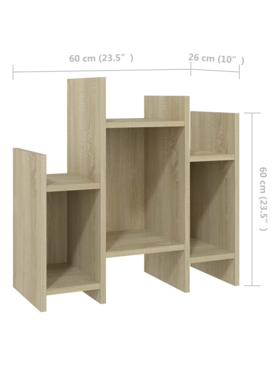 Kummut, sonoma tamm, 60x26x60 cm, puitlaastplaat