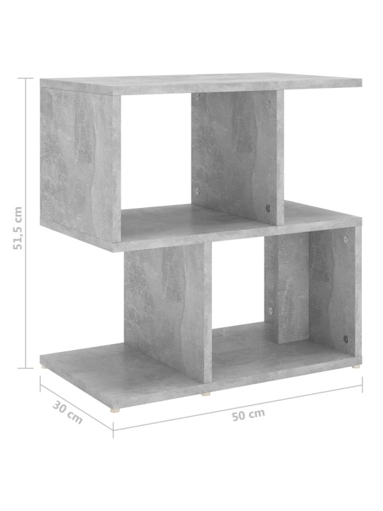 Öökapp 2 tk, betoonhall, 50 x 30 x 51,5 cm, puitlaastplaat