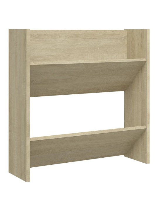 SEINA KINGAKAPID 2 TK,SONOMA TAMM, 60X18X60 CM, PUITLAASTPLAAT