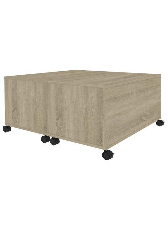 KOHVILAUD, SONOMA TAMM 75X75X38 CM PUITLAASTPLAAT
