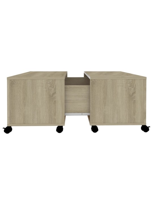 KOHVILAUD, SONOMA TAMM 75X75X38 CM PUITLAASTPLAAT