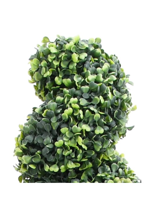 KUNSTTAIM PUKSPUU SPIRAAL LILLEPOTIGA, ROHELINE, 89 CM
