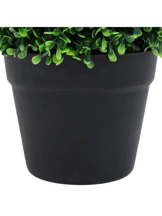 KUNSTTAIM PUKSPUU PALLIKUJULINE POTIGA 2 TK, ROHELINE, 37 CM