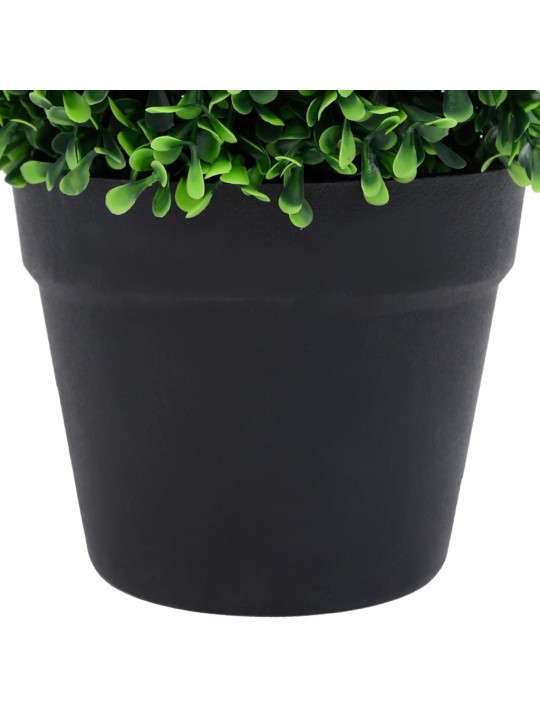 KUNSTTAIM PUKSPUU PALLIKUJULINE POTIGA 2 TK, ROHELINE, 32 CM
