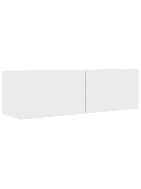 3-osaline telerikappide komplekt, valge, puitlaastplaat
