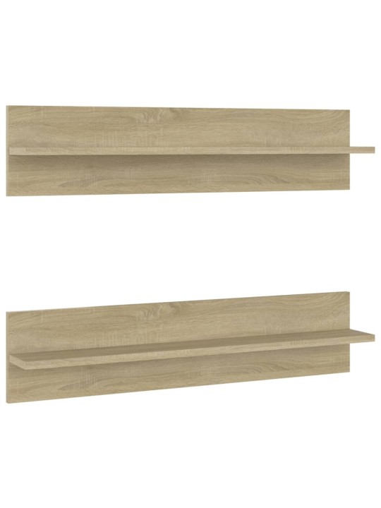 SEINARIIULID 2 TK, SONOMA TAMM, 80X11,5X18 CM, PUITLAASTPLAAT