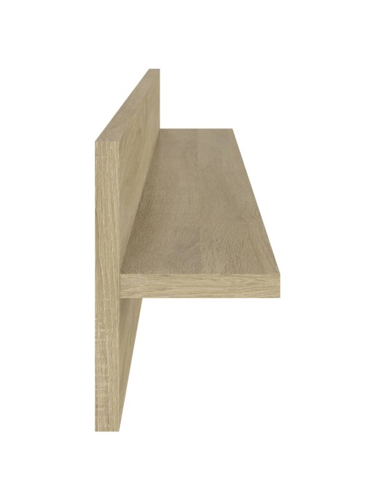 SEINARIIULID 2 TK, SONOMA TAMM, 80X11,5X18 CM, PUITLAASTPLAAT