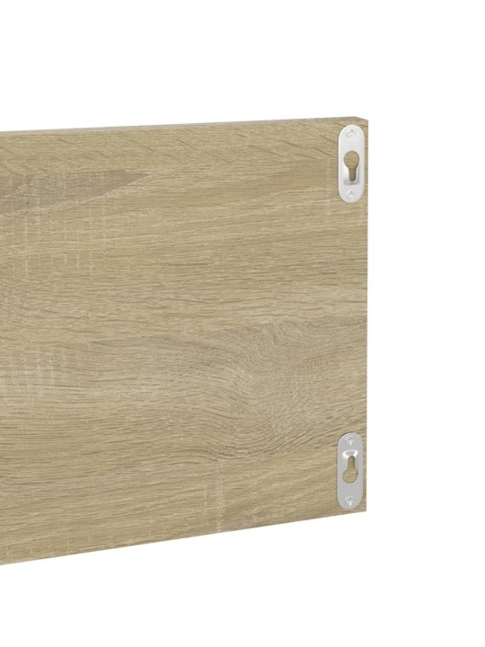 SEINARIIULID 2 TK, SONOMA TAMM, 80X11,5X18 CM, PUITLAASTPLAAT