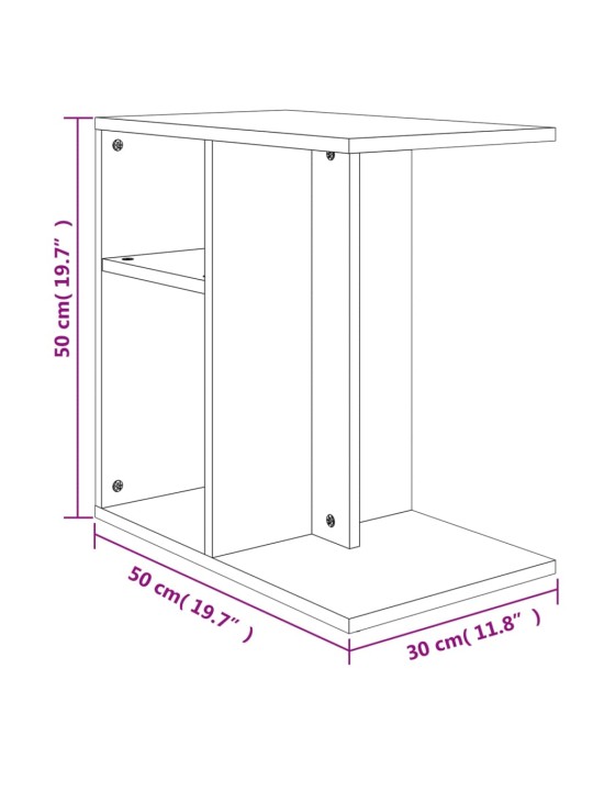 Lisalaud, betoonhall, 50 x 30 x 50 cm, puitlaastplaat