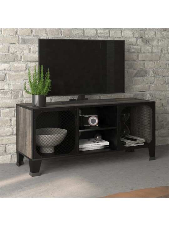 Tv-kapp, hall, 105x36x47 cm, metall ja mdf