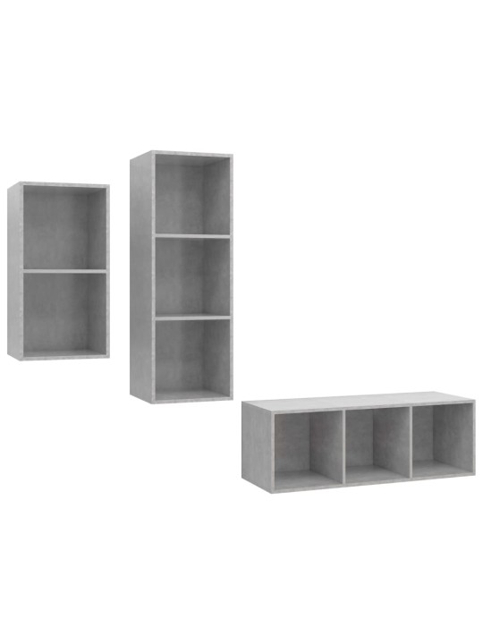3-OSALINE TELERIKAPPIDE KOMPLEKT, BETOONHALL, PUITLAASTPLAAT