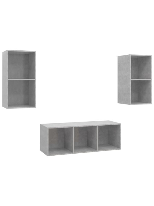 3-OSALINE TELERIKAPPIDE KOMPLEKT, BETOONHALL, PUITLAASTPLAAT